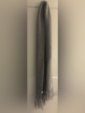 Ugg Women's Chunky Knit Fringed Wool Blend Scarf O/S